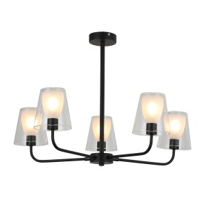 Потолочный светильник G31354/5BK CL купить оптом в ЭкономСвет