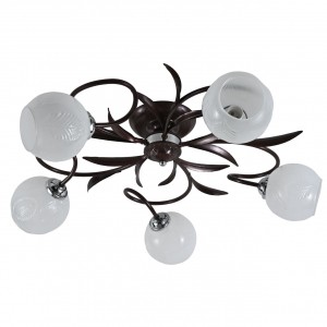 Люстра классическая 10075/5CF+CR WT купить оптом в ЭкономСвет