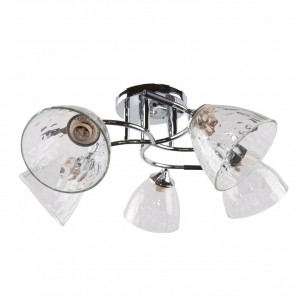 Люстра классическая 12236/5CR+BK CL купить оптом в ЭкономСвет