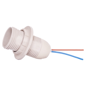 Комплектующие к светильнику Патрон Е14 40см + кольцо купить оптом в ЭкономСвет