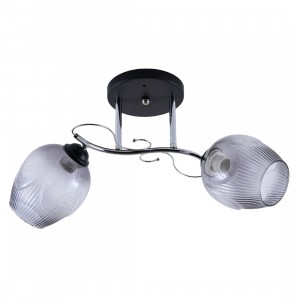 Люстра эконом 12168/2MBK+CR SM купить оптом в ЭкономСвет