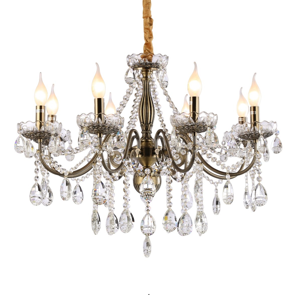 Люстра хрустальная 15557/8AB+CL