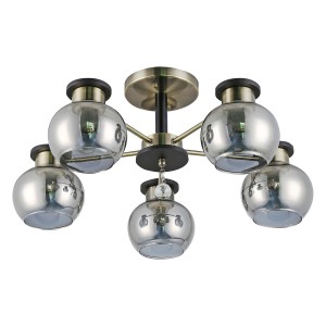 Люстра классическая 12153/5AB+BK SM купить оптом в ЭкономСвет