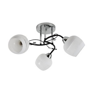 Люстра классическая 12270/3CR+BK WT+CL купить оптом в ЭкономСвет