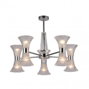 Потолочная люстра G11057/10CR CL купить оптом в ЭкономСвет