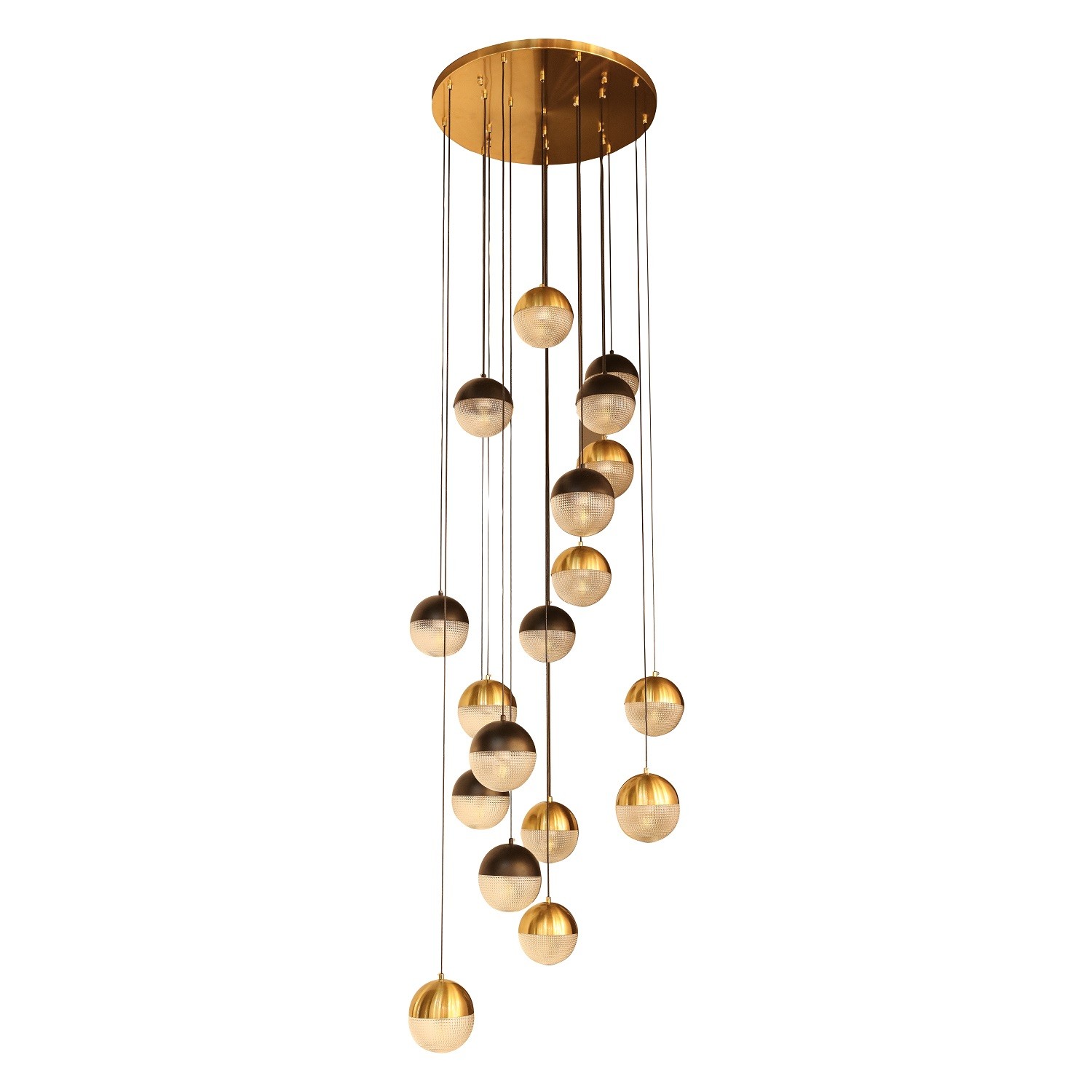 Подвесной светильник G51268/18GD+BK WCL