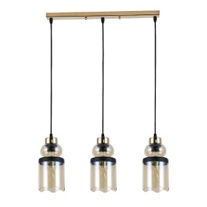 Подвесной светильник 30109/3GD AMB+BK купить оптом в ЭкономСвет