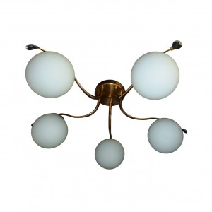 Люстра классическая 10025/5GD WT купить оптом в ЭкономСвет