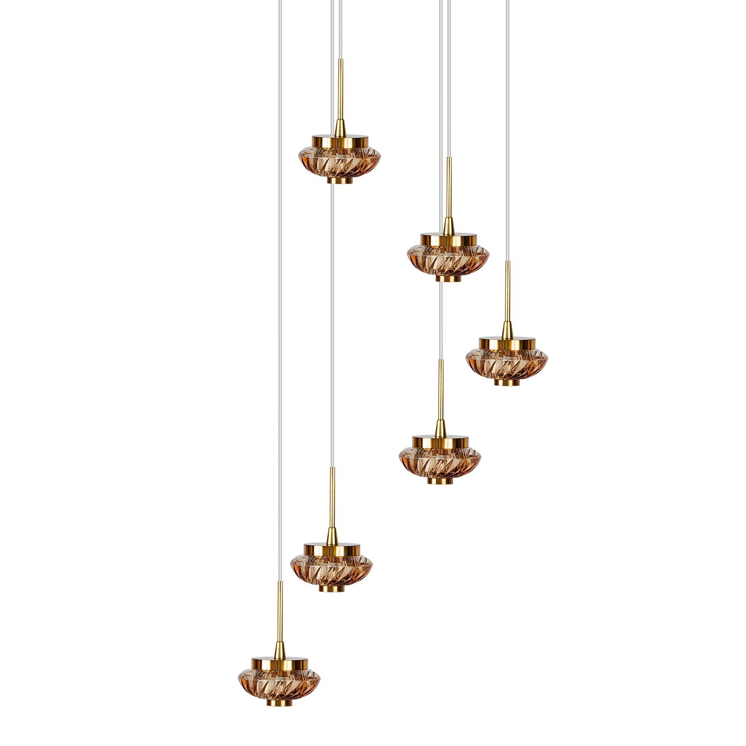 Подвесной светодиодный светильник G52146/6BRS TEA