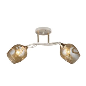 Люстра классическая 12242/2WT+FGD AMB купить оптом в ЭкономСвет