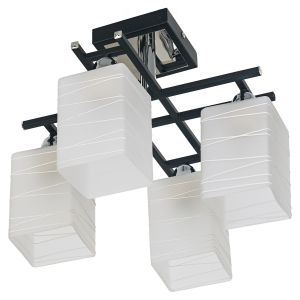 Потолочный светильник 50611/4CR+BK WT купить оптом в ЭкономСвет