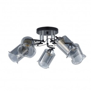 Люстра классическая 12227/5BK+CR GR купить оптом в ЭкономСвет