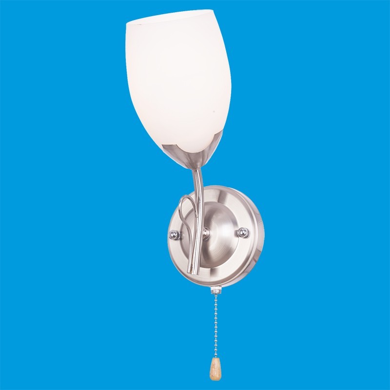 Настенный светильник 10125/1wSN MK - царапины на основании, другой плафон