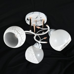 Люстра классическая 10092/3MR+WT+GD WT купить оптом в ЭкономСвет