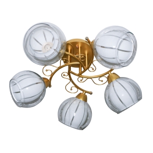 Потолочный светильник 31944/5MGD WT+CL купить оптом в ЭкономСвет