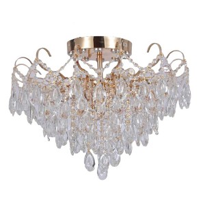 Люстра с хрусталем 15506/9FGD CL WTLED купить оптом в ЭкономСвет