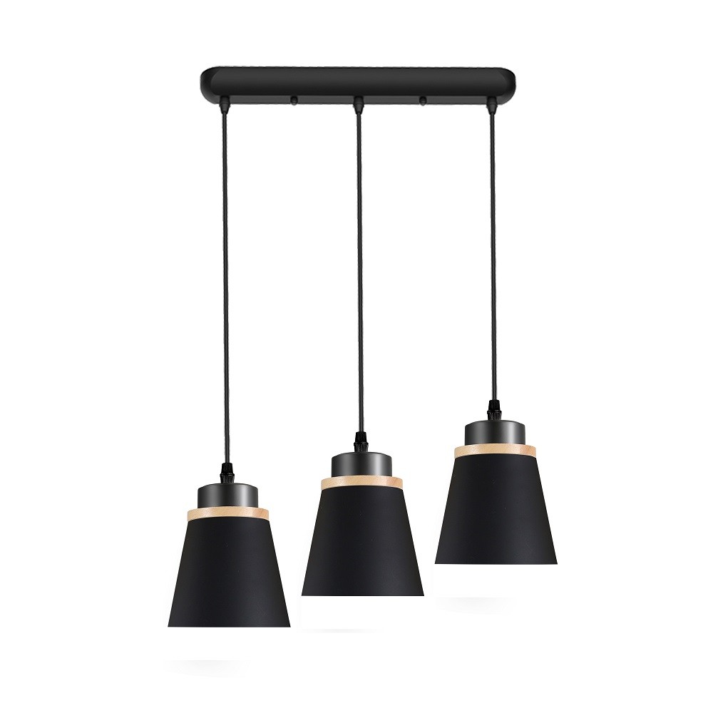 Подвесная люстра 30136/3L BK BK+WD