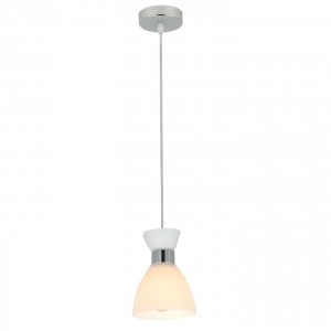 Подвесной светильник 10296/1CR WT купить оптом в ЭкономСвет