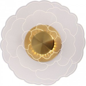 Настенный светодиодный светильник G61434/1wGD+CL купить оптом в ЭкономСвет