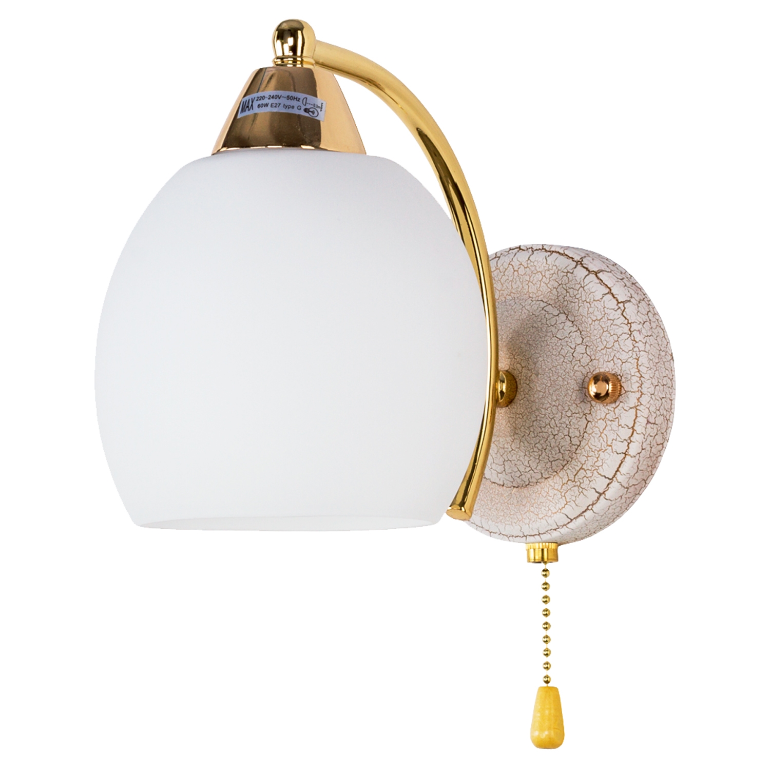 Настенный светильник 11126/1wFGD+WT WT