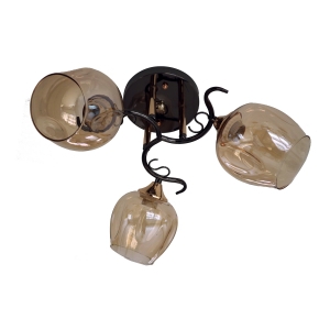 Потолочный светильник 31948/3BK+FGD AMB купить оптом в ЭкономСвет