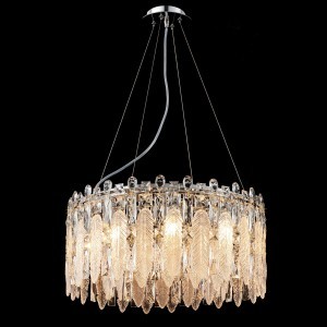 Люстра хрустальная G22046/8SN+CL+WT купить оптом в ЭкономСвет