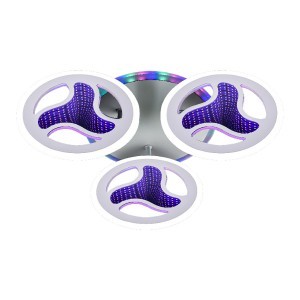 Потолочный светодиодный светильник 51259/3+1WT RBP+3D купить оптом в ЭкономСвет