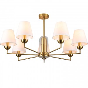 Люстра классическая с хрусталем G11106/7BRS WT купить оптом в ЭкономСвет