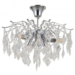 Люстра хрустальная B21080/6CR+CL купить оптом в ЭкономСвет