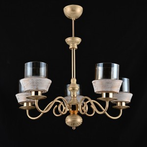 Люстра классическая 13139/5WG+FGD BR+WG купить оптом в ЭкономСвет