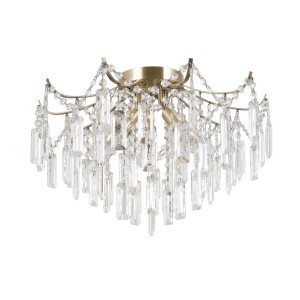 Люстра хрустальная 15541/5AB+CL купить оптом в ЭкономСвет