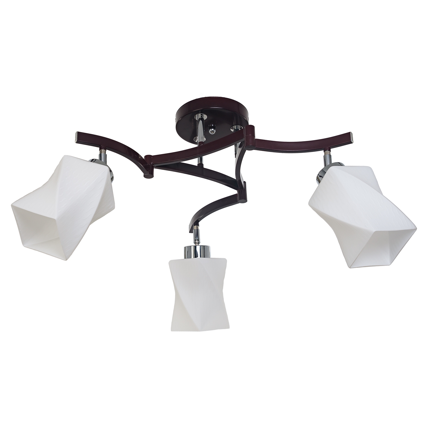 Потолочный светильник 040J/3CR+BR WT