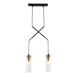 Потолочный светильник G51213/2BK+AB CL купить оптом в ЭкономСвет