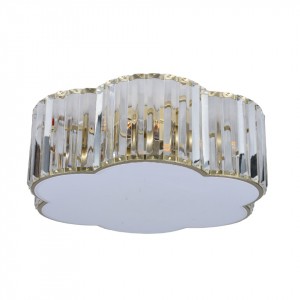 Люстра хрустальная G21108/4GD+WT+CL купить оптом в ЭкономСвет