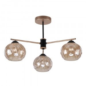 Люстра классическая 13116/3B CPGD+MBK BR купить оптом в ЭкономСвет