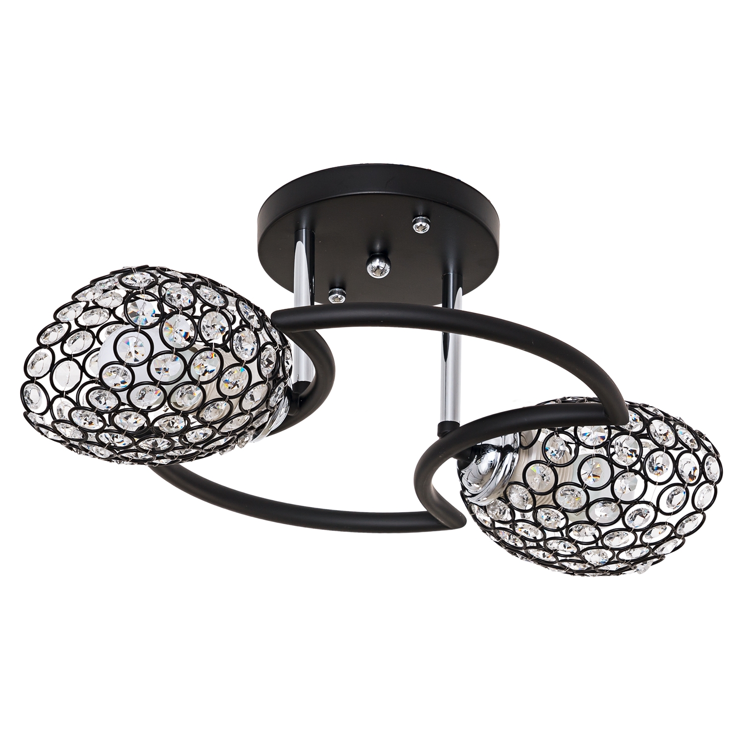 Потолочный светильник 33916/2BK+CR BK+CL