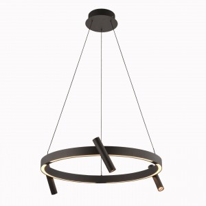 Подвесной светодиодный светильник G52151/1+3BK BK купить оптом в ЭкономСвет