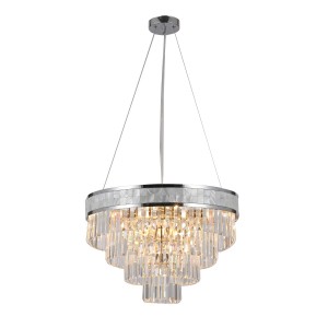 Люстра хрустальная G22032/8CR+CL купить оптом в ЭкономСвет