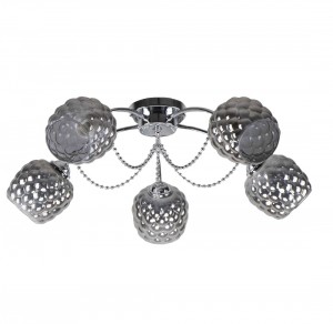 Люстра классическая 12147/5CR GR купить оптом в ЭкономСвет