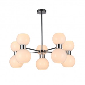 Потолочная люстра G11071/10CR WT купить оптом в ЭкономСвет