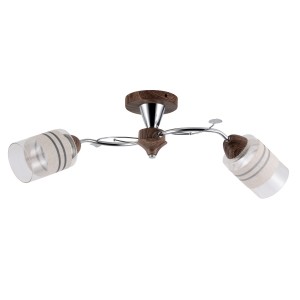 Потолочный светильник 66001/2WD+CR WT купить оптом в ЭкономСвет