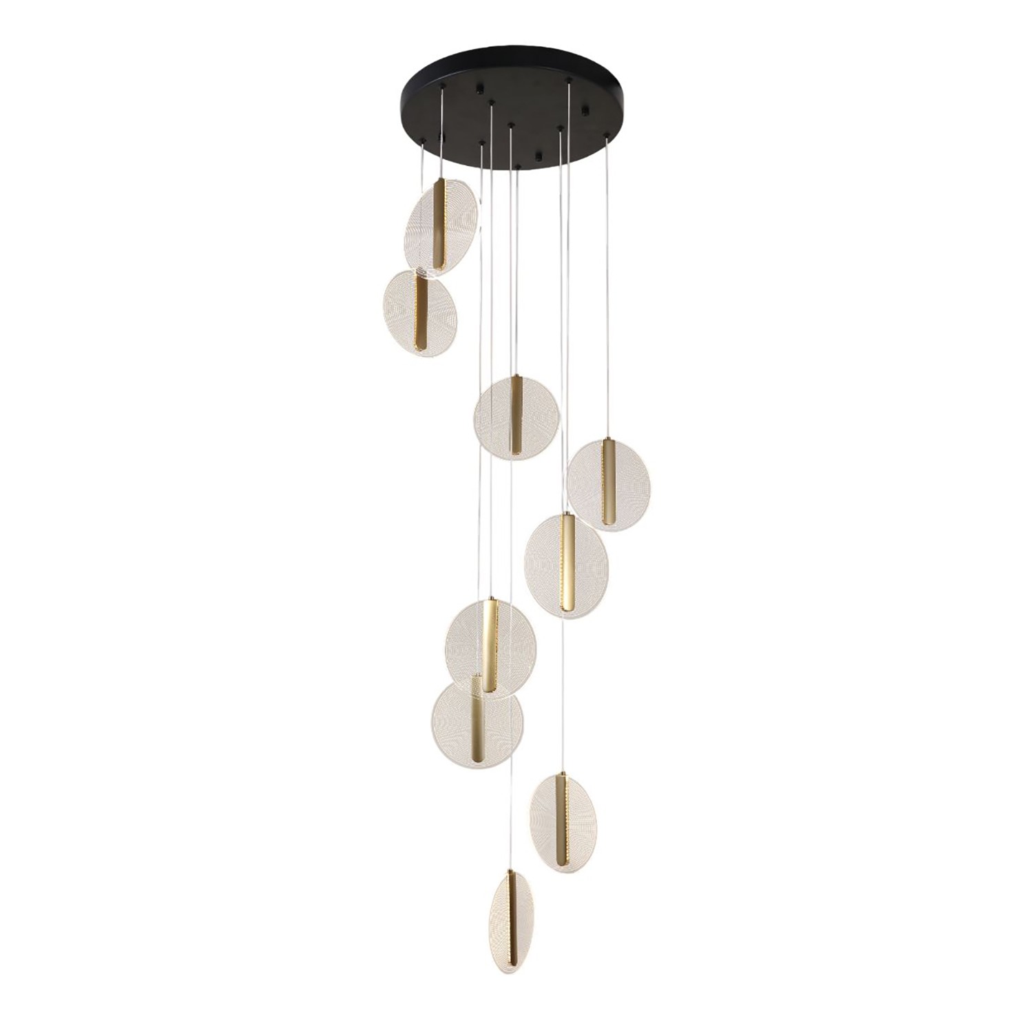 Подвесной светодиодный светильник G52149/9BK COP+CL