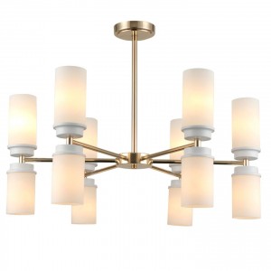 Люстра в стиле модерн 13164/12GD WT купить оптом в ЭкономСвет