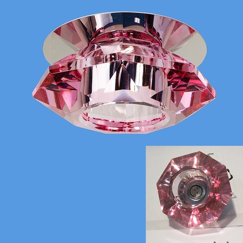 Точечный светильник 100-LL CR PK GU5.3 - скол на плафоне