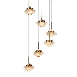 Подвесной светодиодный светильник G52142/6BRS CL купить оптом в ЭкономСвет