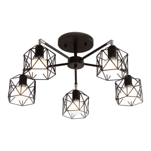 Потолочная люстра G31066/5BK купить оптом в ЭкономСвет
