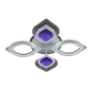 Потолочный светодиодный светильник 51256/4+1WT RBP+3D купить оптом в ЭкономСвет