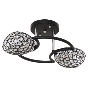 Потолочный светильник 33916/2BK+CR BK+CL купить оптом в ЭкономСвет