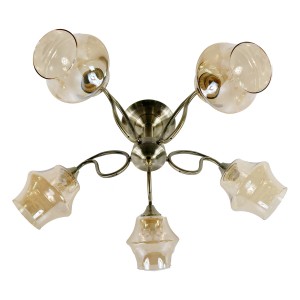 Люстра классическая 12112/5ZAB AMB купить оптом в ЭкономСвет