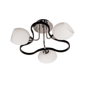 Потолочный светильник 11126/3CR BK WT купить оптом в ЭкономСвет